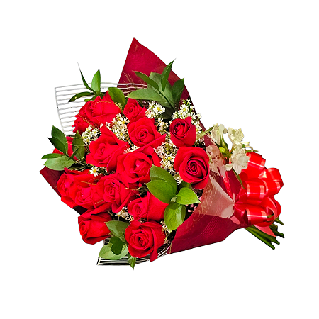 Buquê Ardens - 15 Rosas Nacionais
