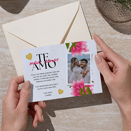 ❤️ ADICIONAL - Cartão De Amor 5 | Com Foto Personalizada