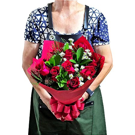 Buquê Belladore - 9 Rosas Nacionais
