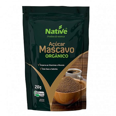 Açúcar Mascavo Orgânico 250g Native