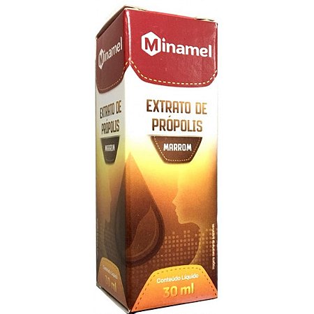 Extrato de Própolis Marrom 30ml Minamel