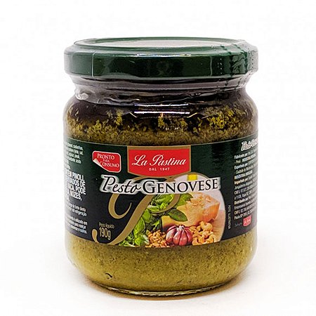 Molho Pesto Genovese 190g La Pastina