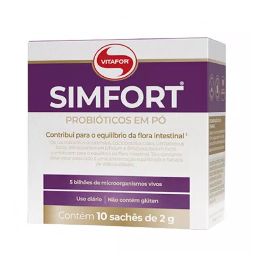 Simfort Probiótico 10 Sachês 2g Vitafor