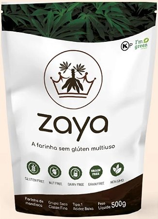Farinha de Mandioca Tipo 1 500g Zaya