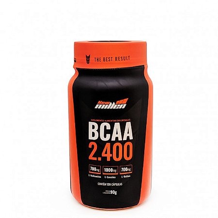 BCAA 2400 120 Cápsulas 90g New Millen