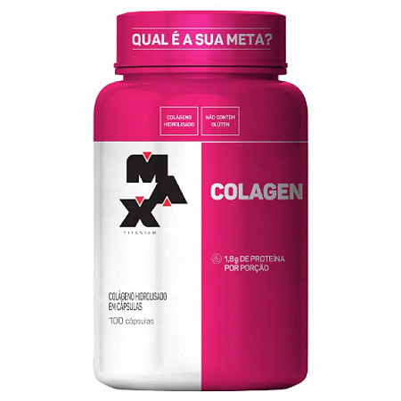 Colágeno 100 capsulas Max Titanium