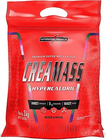 CreaMass Morango 3Kg Integralmedica