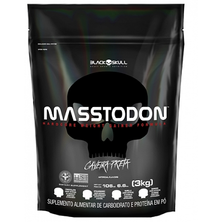 Masstodon Baunilha Refil 3kg Black Skull