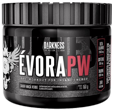 Pré Treino ÉvoraPW sabor Maçã Verde 150g Darkness