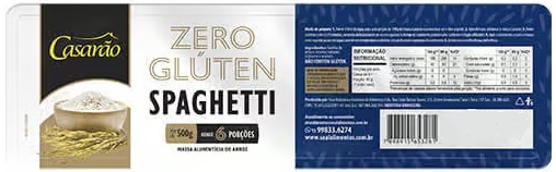Macarrão Espaguete de Arroz 0 Glúten 500g Casarão
