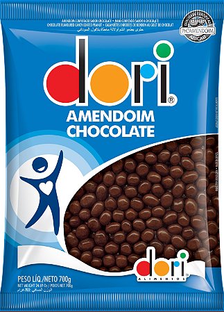 Amendoim Confeitado com Chocolate 700g Dori