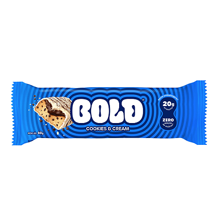 Barra de Proteína Cookies & Cream 60g Bold