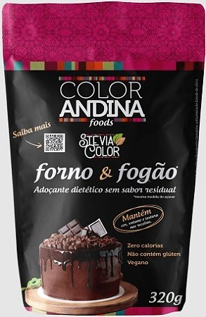 Adoçante Stevia forno e fogão 320G Color Andina
