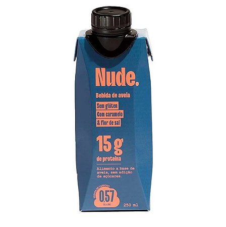 Bebida de Aveia Caramelo e Flor de Sal 250ml Nude