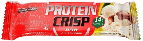 Protein Crisp Bar Leite Ninho com Creme de Avelã 45g Itegralmeica