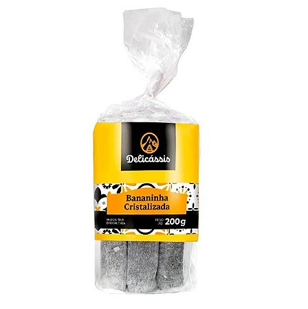 Bananinha Cristalizada 200g Delicássis