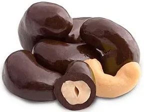 Dragee Castanha de Caju Chocolate Zero Granel