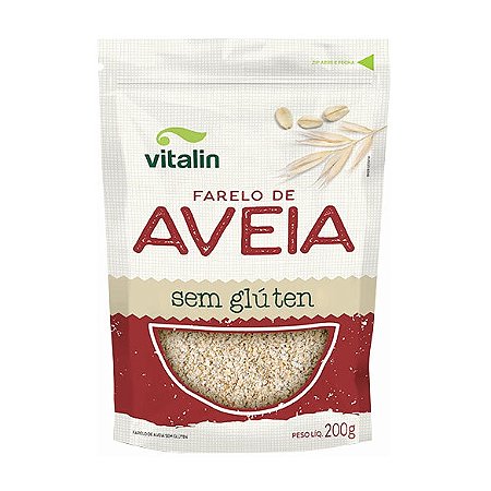Farelo de Aveia sem Glúten 200g Vitalin