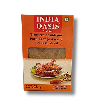 Tempero Indiano Tandoori Masala 50g India Oasis