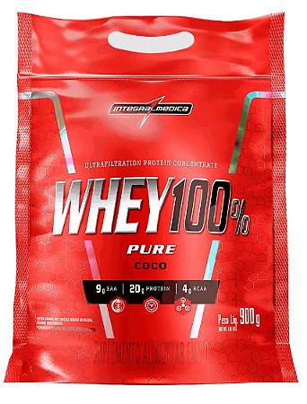 Whey 100% Pure Coco 900g Integralmédica