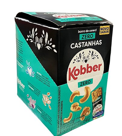 Barra de Cereal Castanha Zero Display 216g Kobber