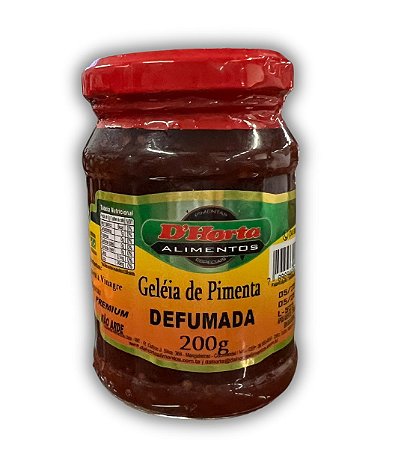 Geleia de Pimenta Defumada 200g D'Horta