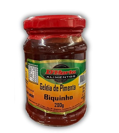 Geleia de Pimenta Biquinho 200g D'Horta