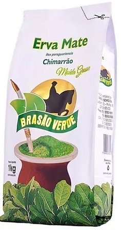 Erva-Mate a Vácuo Premium 1kg Brasão Verde
