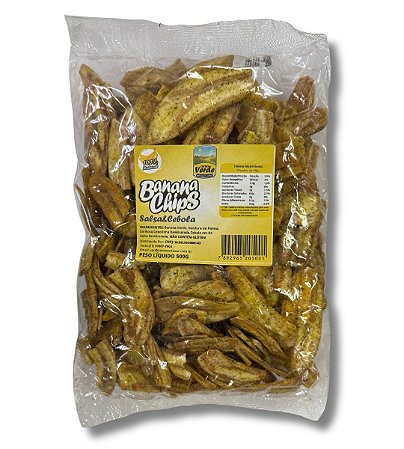 Chips de Banana Salsa e Cebola 500g Ouro Verde