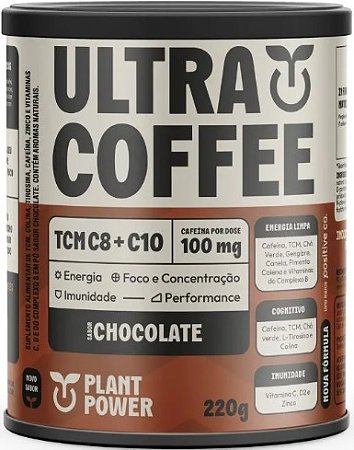Ultra Coffee sabor Chocolate 220g Plant Power