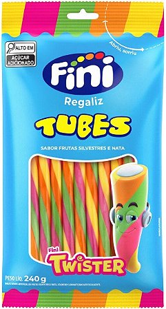 Tubes Frutas Twister 240g Fini