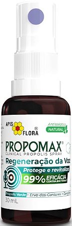 Propomax Clinical Própolis Spray Regeneração da Voz 30ml Apis Flora