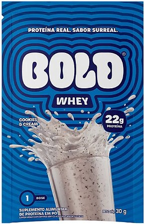 Whey Cookies & Cream Sachê 30g Bold