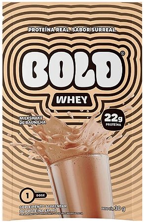 Whey Milkshake de Baunilha Sachê 30g Bold