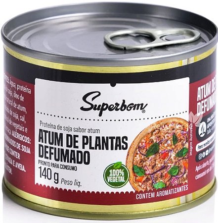 Atum de Plantas Defumado 140g Superbom