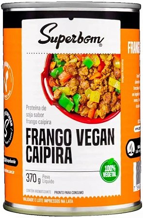 Frango Vegano Caipira 370g Superbom