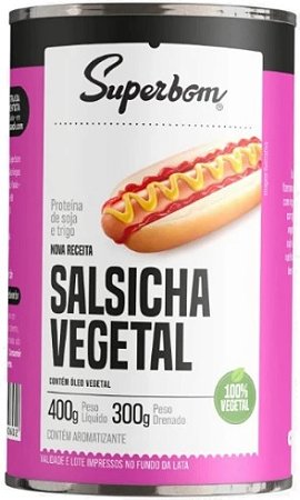 Salsicha Vegetal 400g Superbom
