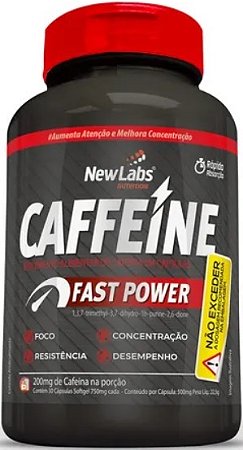Capsula Caffeine Fast Power 30cp New Labs Vita