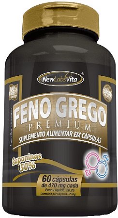 Capsula Feno Grego Premium 60cp New Labs Vita