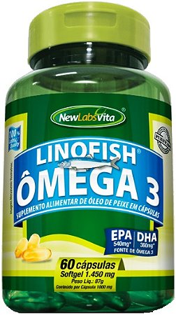 Capsula Linofish Ômega 3 60cp New Labs Vita
