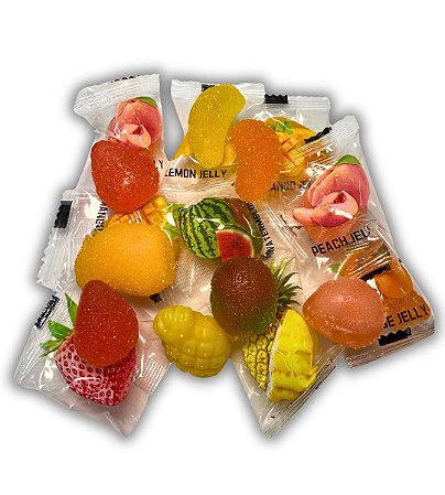 Mix Mini Frutas Jelly Granel