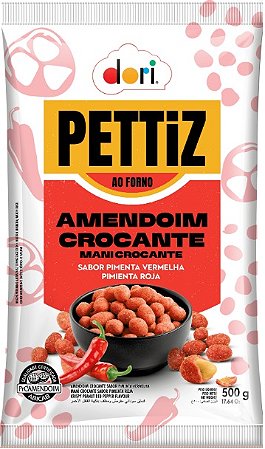 Amendoim Crocante com Pimenta 500g Pettiz