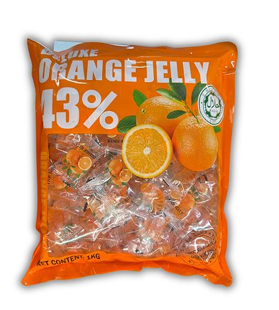 Mini Bala de Laranja Jelly 1kg