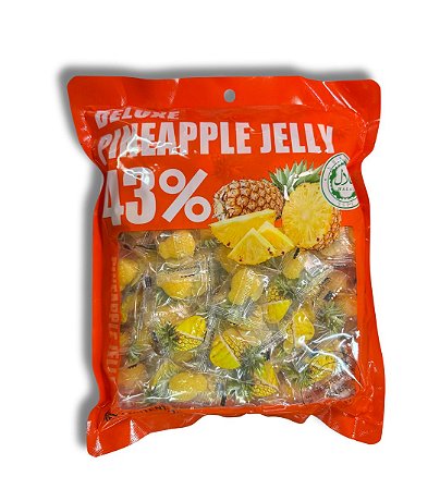 Mini Bala de Abacaxi Jelly 1kg
