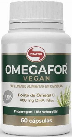 Capsula Omegafor Vegan 60cp Vitafor