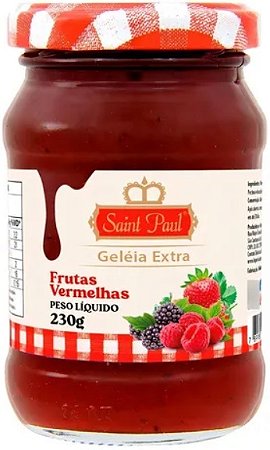 Geleia de Frutas Vermelhas 230g Saint Paul