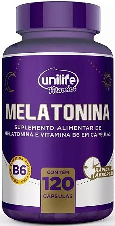 Capsula de Melatonina 120cp Unilife