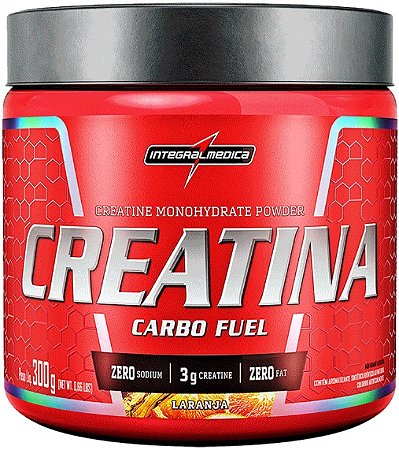 Creatina Carbo Fuel sabor Laranja 300g Integralmedica
