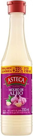 Molho de Alho 200ml Asteca