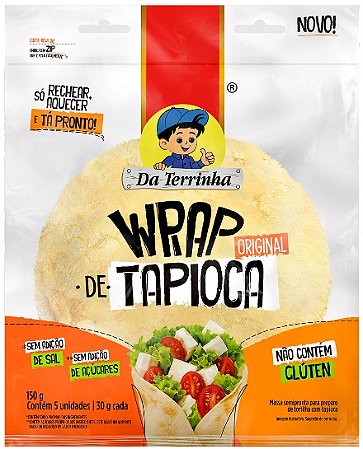 Wrap de Tapioca 5un 150g Terrinha